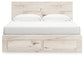 Lawroy  Panel Storage Bed With Mirrored Dresser