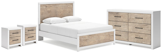 Charbitt  Panel Bed With Dresser And 2 Nightstands