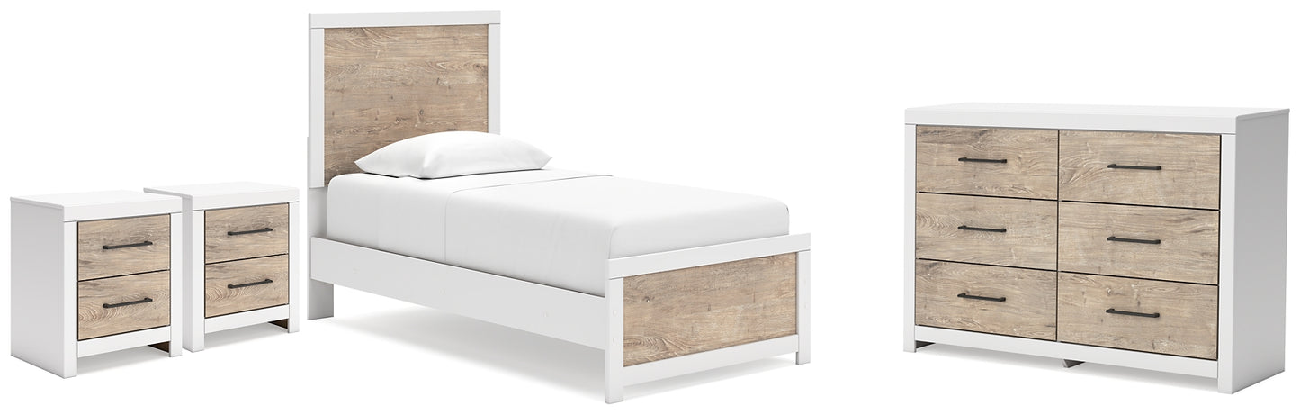 Charbitt  Panel Bed With Dresser And 2 Nightstands