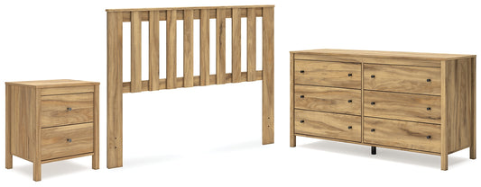 Bermacy  Panel Headboard With Dresser And Nightstand