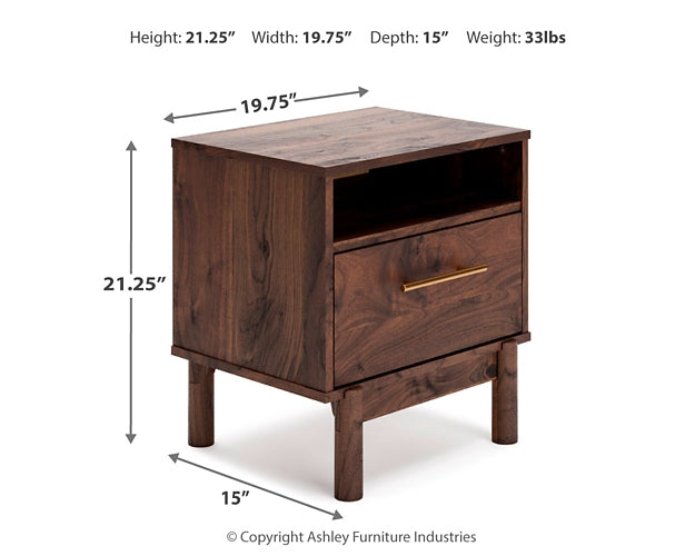 Calverson  Platform Bed With 2 Nightstands