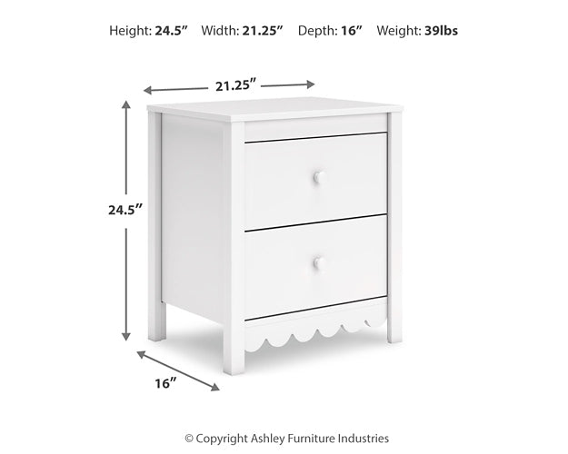 Hallityn  Panel Headboard With 2 Nightstands