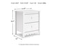 Hallityn  Panel Headboard With 2 Nightstands