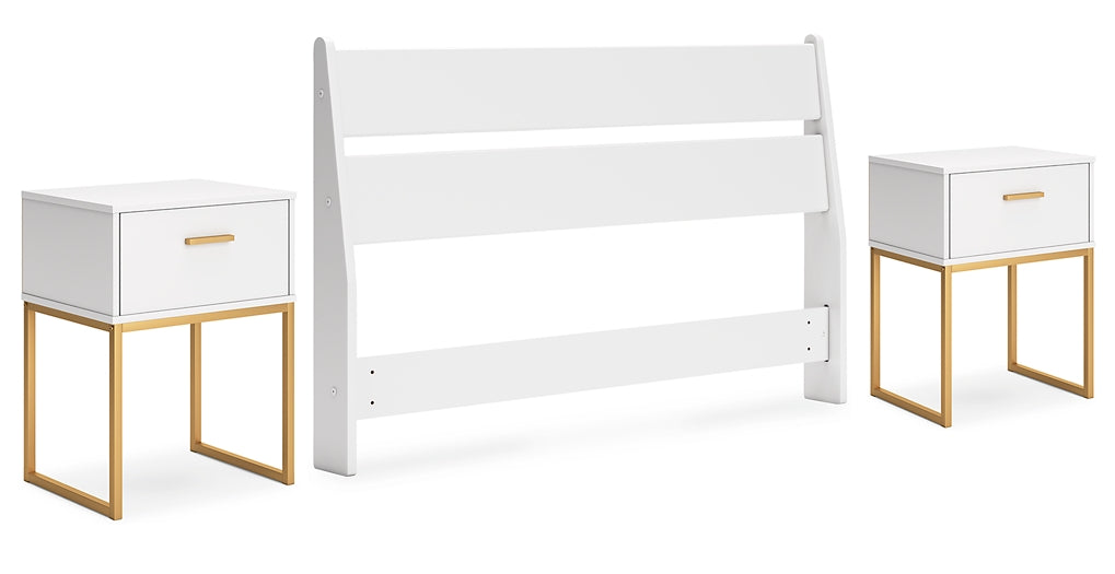 Ashley Express - Socalle  Panel Headboard With 2 Nightstands