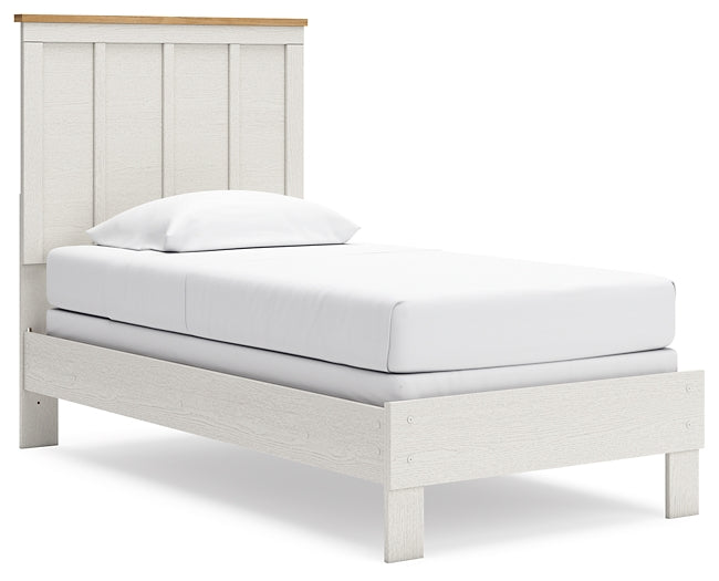 Linnocreek  Panel Bed With Dresser