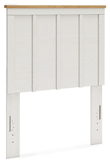 Linnocreek  Panel Headboard With Mirrored Dresser