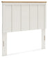 Linnocreek  Panel Headboard With Mirrored Dresser, Chest And Nightstand