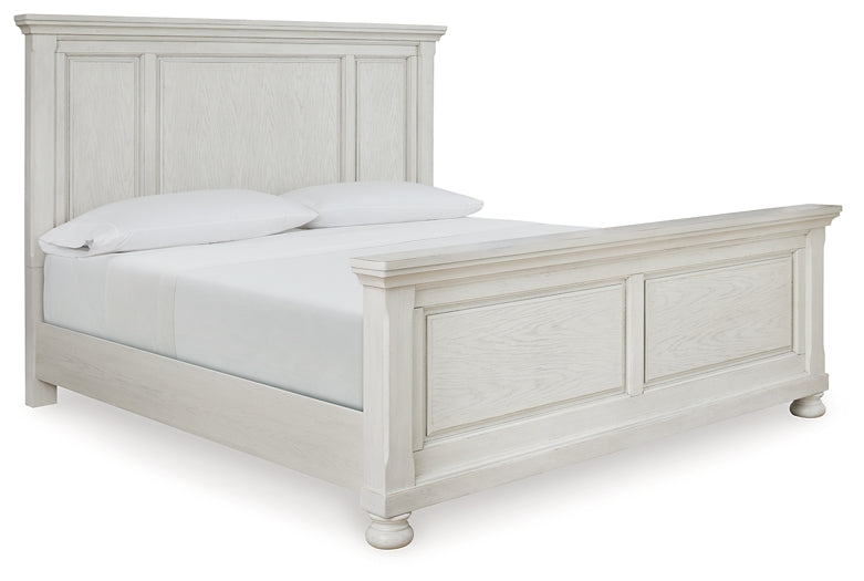 Robbinsdale  Panel Bed With Mirrored Dresser, Chest And Nightstand