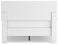 Hallityn  Panel Headboard With 2 Nightstands