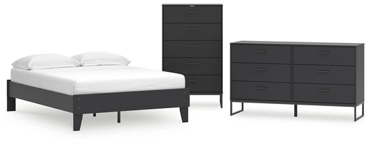 Socalle  Platform Bed With Dresser And Chest