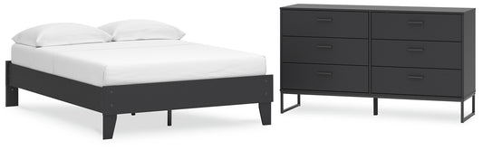 Socalle  Platform Bed With Dresser