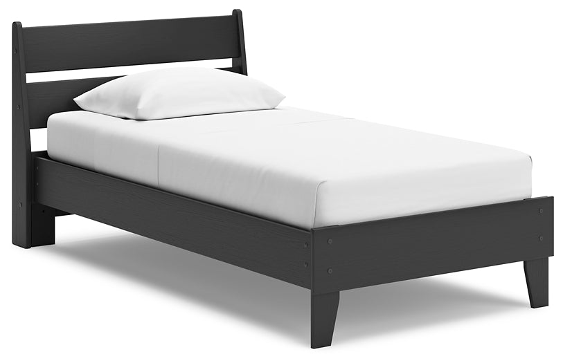 Socalle  Panel Platform Bed With Dresser