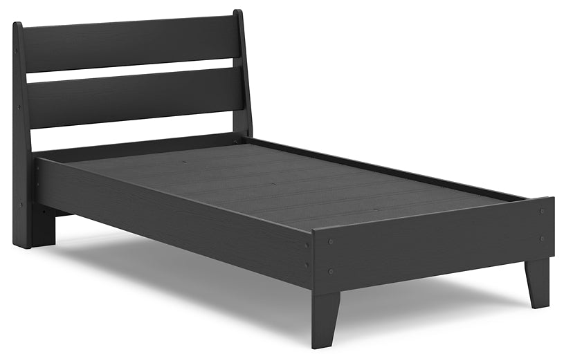 Socalle  Panel Platform Bed With Dresser