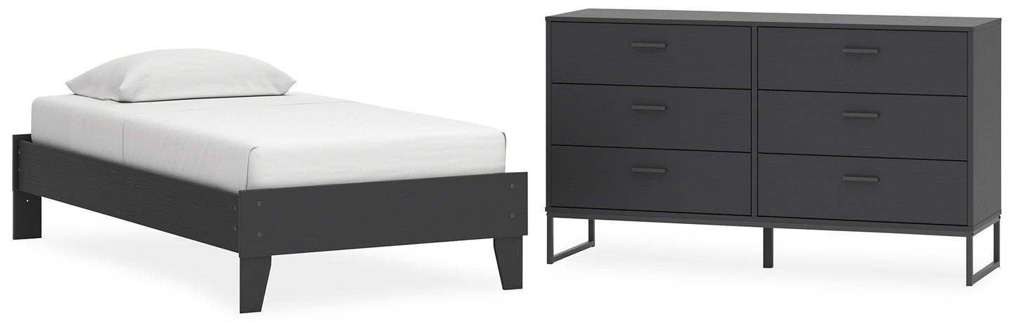 Socalle  Platform Bed With Dresser