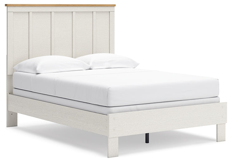 Linnocreek  Panel Bed With Dresser