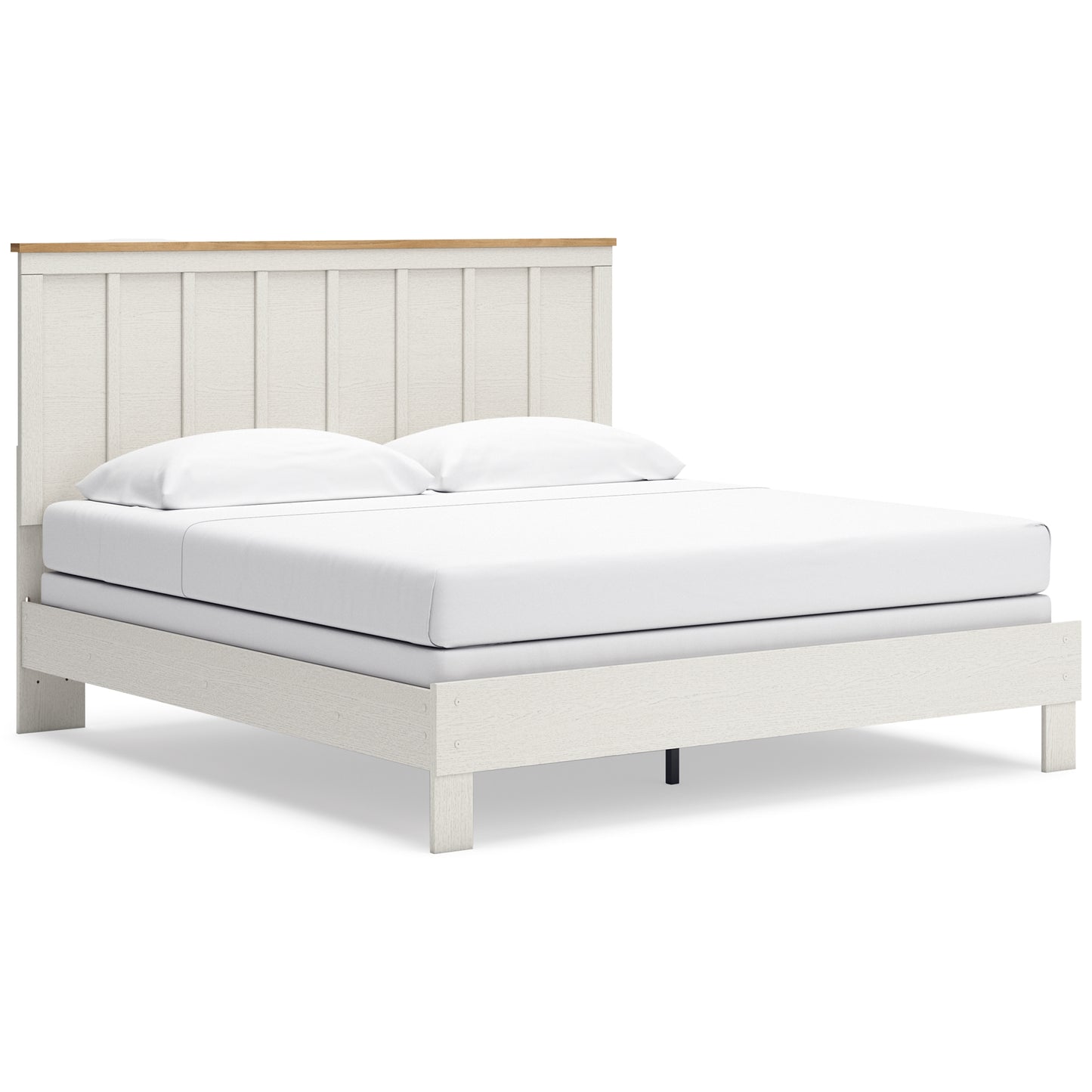 Linnocreek  Panel Bed With 2 Nightstands