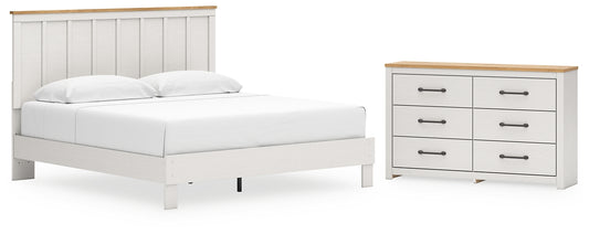 Linnocreek  Panel Bed With Dresser