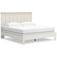 Linnocreek  Panel Bed With Mirrored Dresser And Nightstand