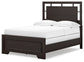 Covetown  Panel Bed With Nightstand