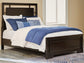 Covetown  Panel Bed With Dresser And 2 Nightstands