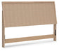 Cielden  Panel Headboard With Mirrored Dresser, Chest And 2 Nightstands