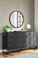 Socalle  Panel Headboard With Dresser And 2 Nightstands