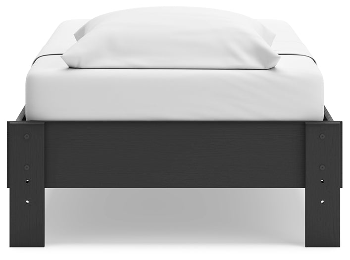 Socalle  Platform Bed With Dresser, Chest And 2 Nightstands