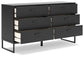 Socalle  Platform Bed With Dresser, Chest And 2 Nightstands