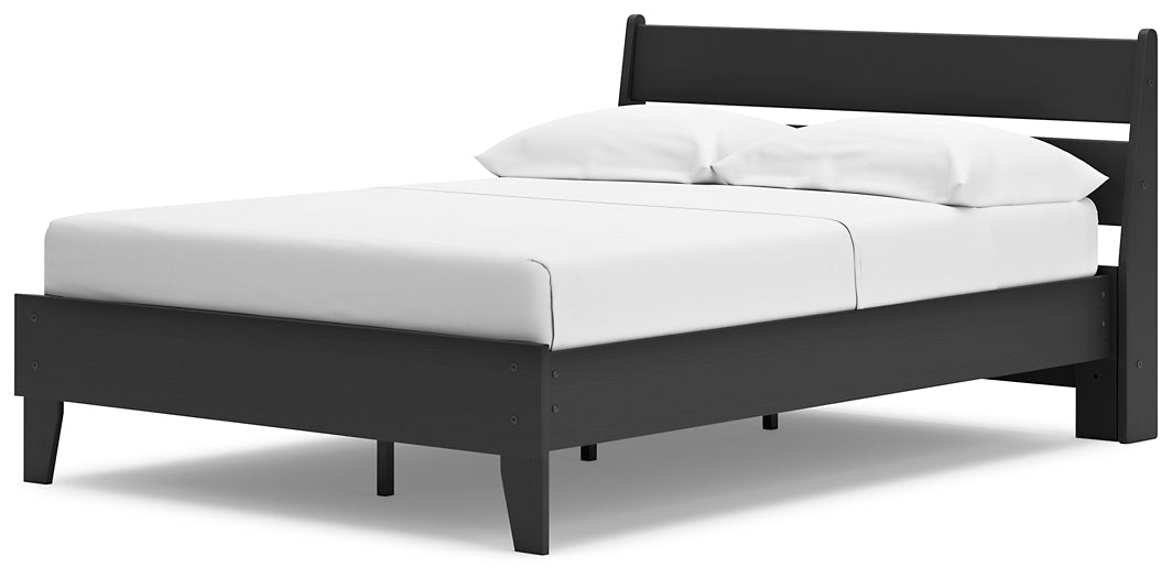 Socalle  Panel Platform Bed With Dresser, Chest And Nightstand