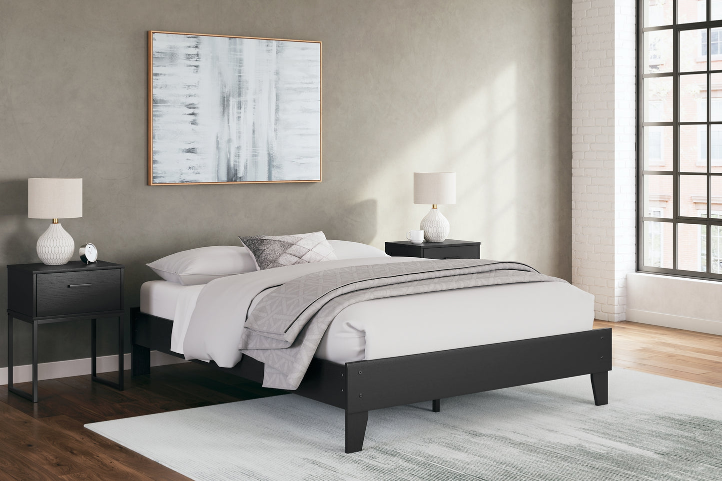 Ashley Express - Socalle  Platform Bed With Dresser