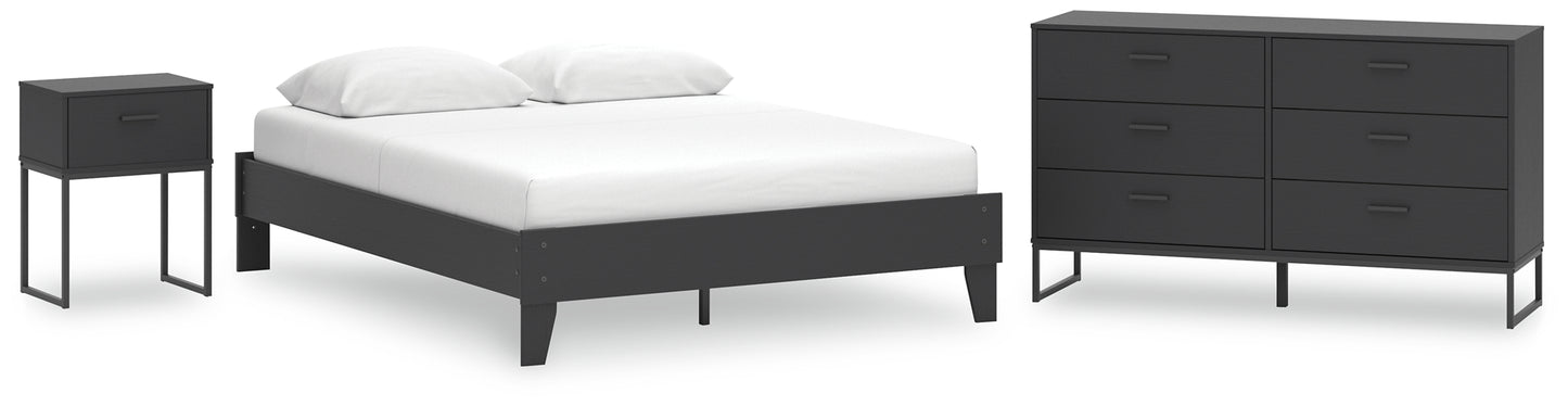 Ashley Express - Socalle  Platform Bed With Dresser And Nightstand