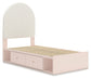 Wistenpine  Upholstered Panel Bed With Storage