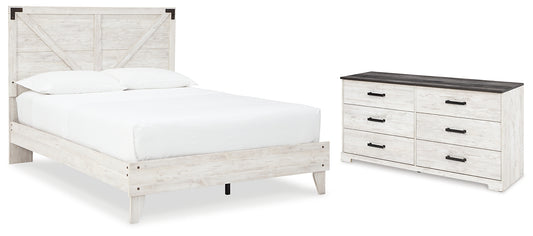 Shawburn  Platform Bed With Dresser