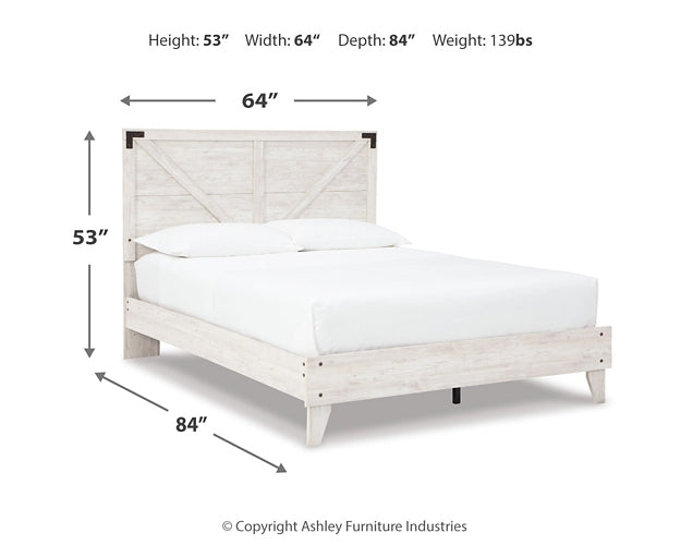 Ashley Express - Shawburn  Platform Bed With Dresser