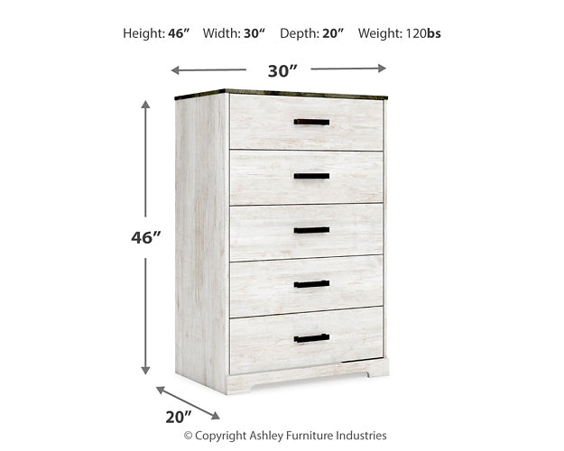 Ashley Express - Shawburn  Platform Bed With Dresser And Chest