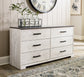 Shawburn  Panel Headboard With Dresser, Chest And Nightstand