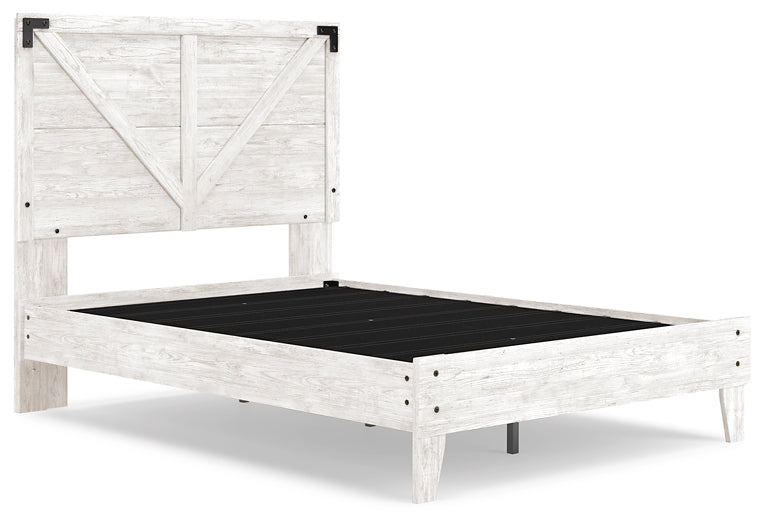 Shawburn  Platform Bed With Dresser And 2 Nightstands