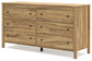 Bermacy  Panel Headboard With Dresser And Nightstand