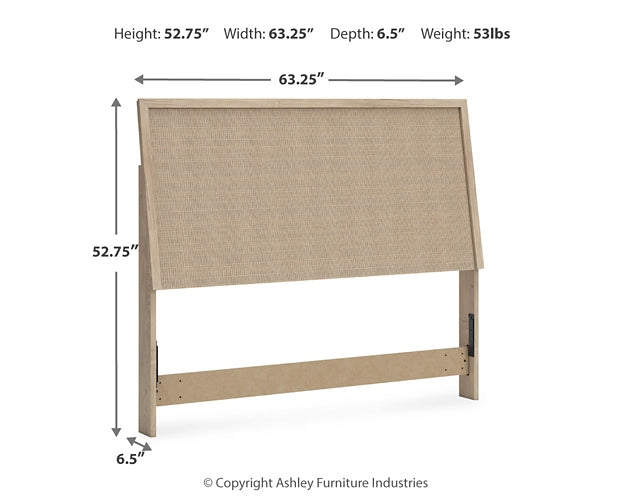 Cielden  Panel Headboard With Dresser