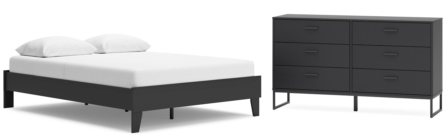 Ashley Express - Socalle  Platform Bed With Dresser