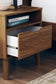 Fordmont  Panel Headboard With 2 Nightstands