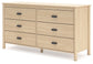 Cabinella  Panel Headboard With Dresser And Nightstand