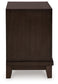 Neymorton /California King Upholstered Panel Headboard With 2 Nightstands