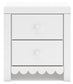 Mollviney  Panel Headboard With 2 Nightstands