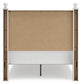 Mollviney  Panel Headboard With 2 Nightstands