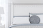 Mollviney  Panel Headboard With 2 Nightstands