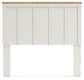 Linnocreek  Panel Headboard With 2 Nightstands