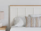 Linnocreek  Panel Headboard With 2 Nightstands