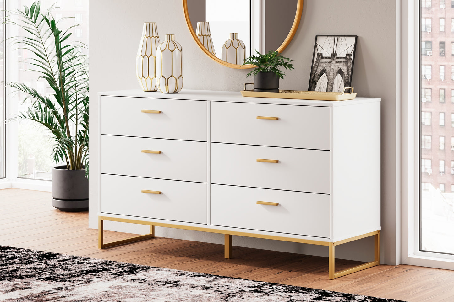 Socalle  Panel Headboard With Dresser And Nightstand