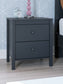 Simmenfort  Panel Headboard With 2 Nightstands